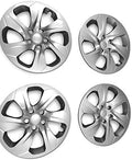 17 inch Silver Hubcap Set of 4 E441