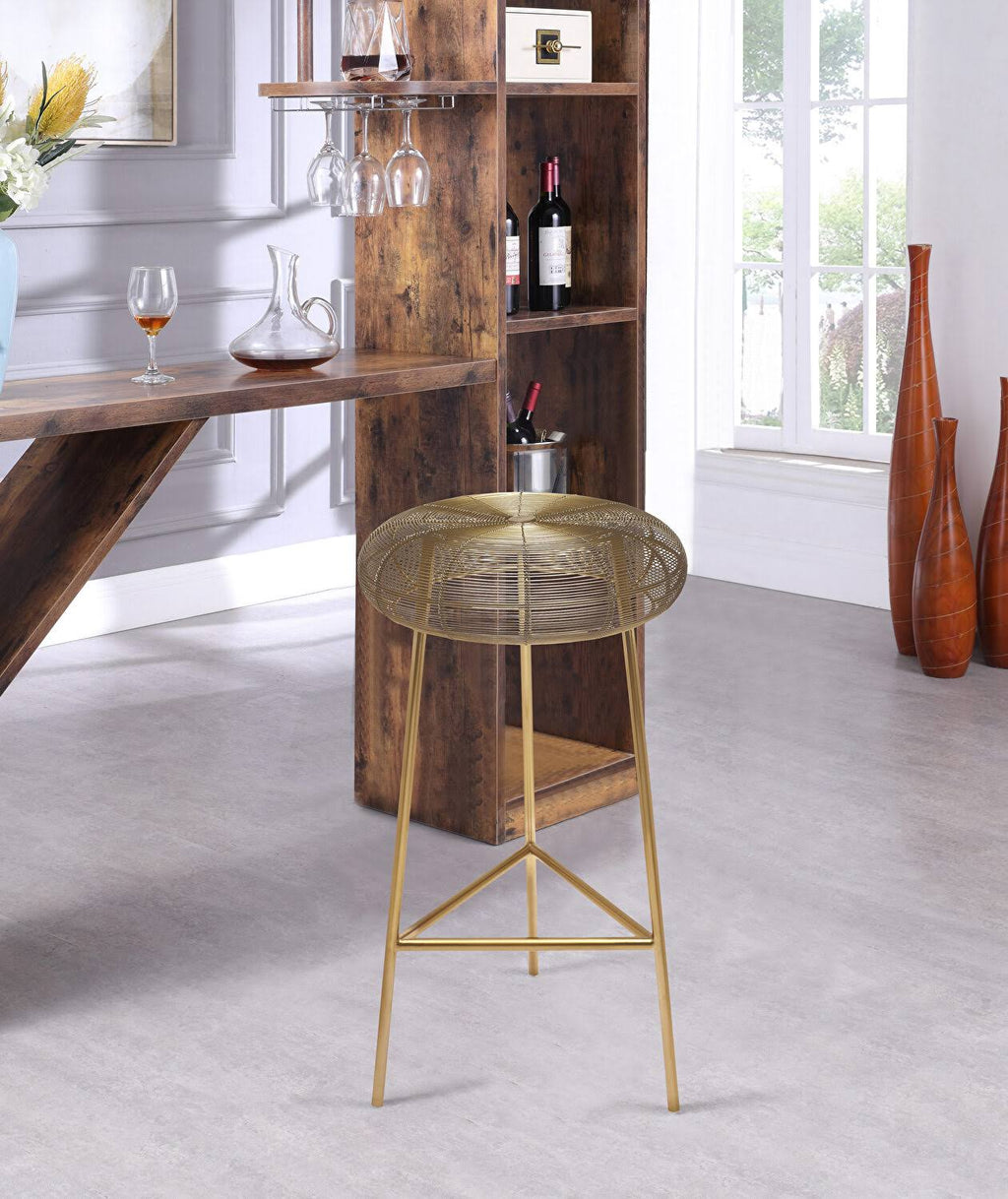 Gold Bar Stool N53013