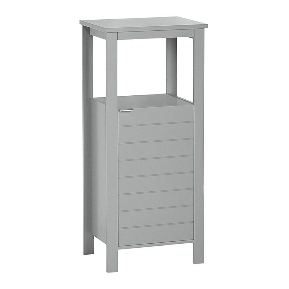 Gray Single Door Floor Cabinet V82677