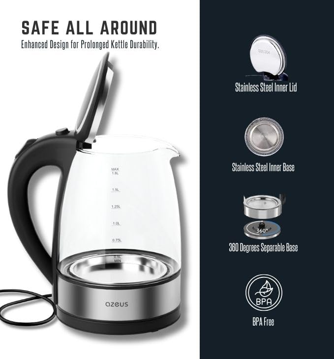 Stainless Steel Electric Kettle W805826