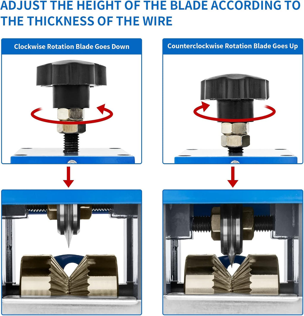 Manual Wire Stripping Machine with Hand Crank E719
