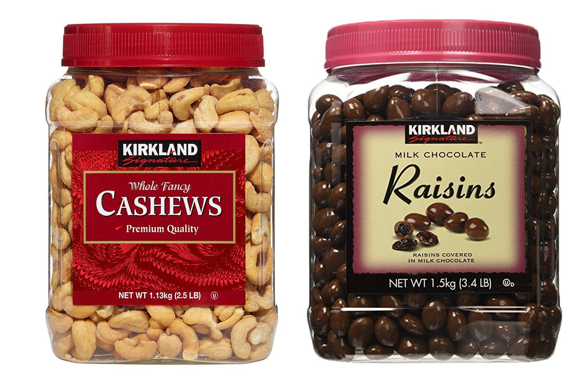 Cashews and Milk Chocolate Raisin Bundle (2.5 LB, 3.4 LB) C8334