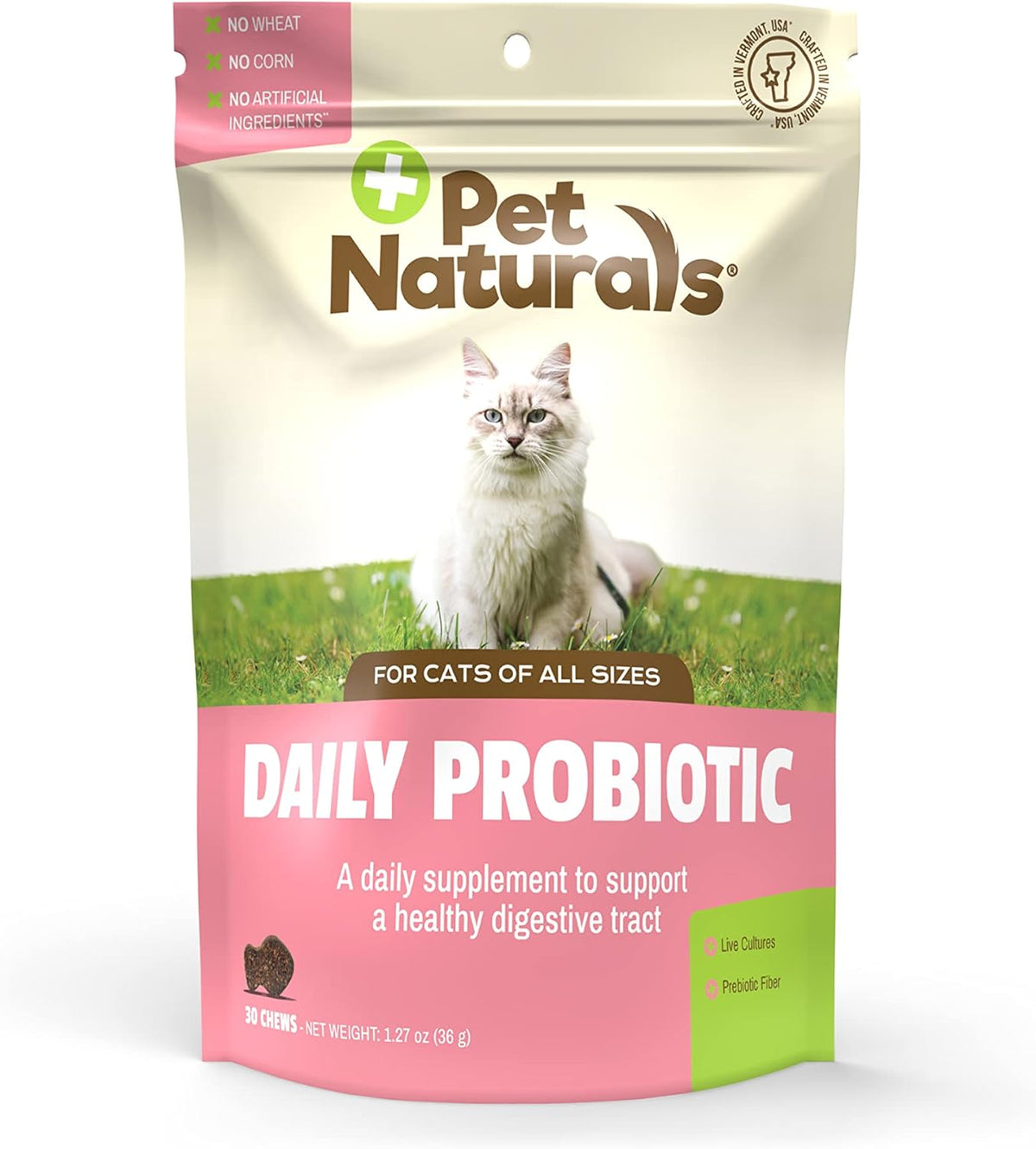 30 Chews Probiotic Supplement for Cats D4938
