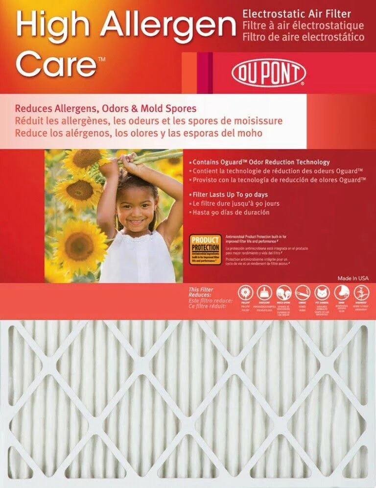 14x14x1 Electrostatic Air Filter 4 Pack H150942