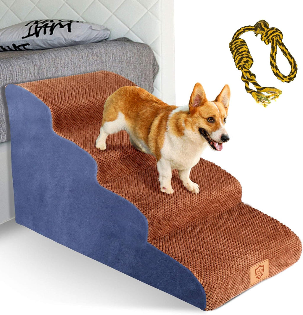 4 Tiers Non-Slip Foam Dog Steps S535182