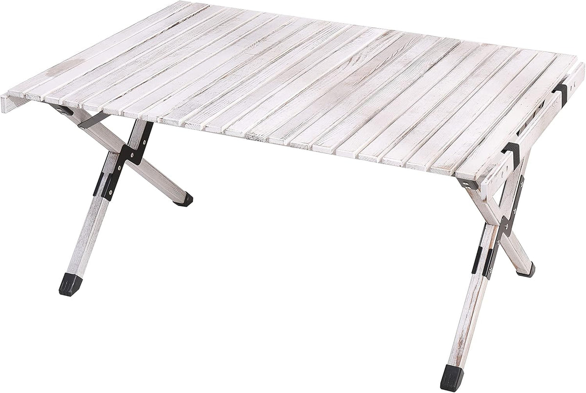 Wood Portable Foldable Picnic Table with Carry Bag W75587