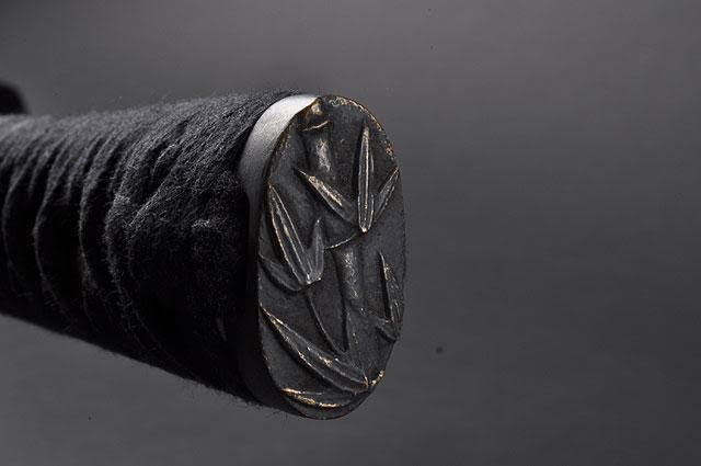 Handmade Damascus Bamboo Japanese Samurai Katana Sword E158385