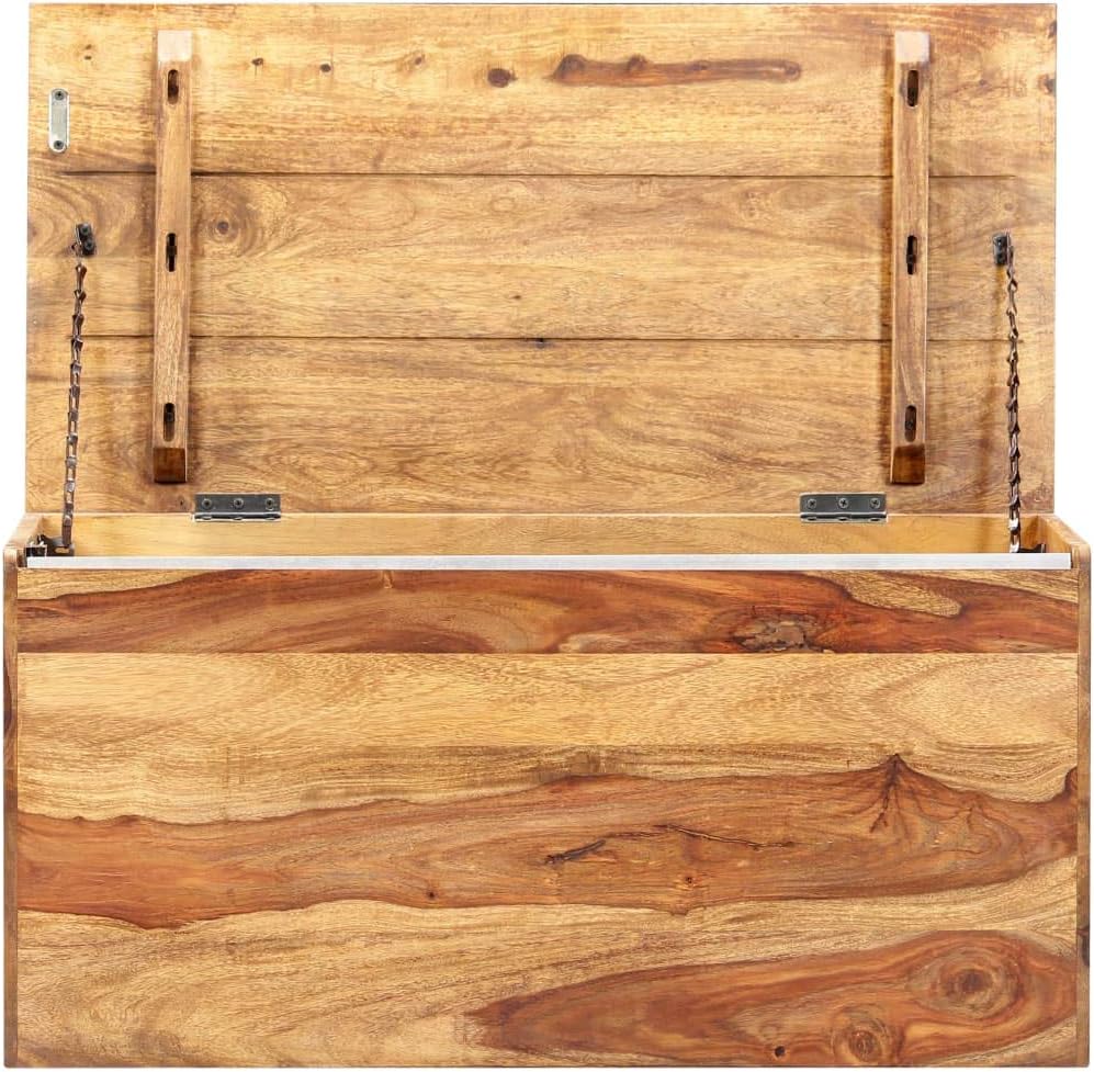 Solid Sheesham Wood Storage Chest O7180
