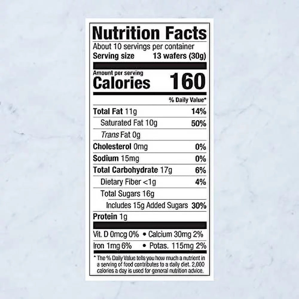Dark Chocolate Melting Wafers, 10 Ounce Bag (Pack of 2) H538544