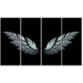 4 Piece Graphic Art on Wrapped Canvas Set A7331