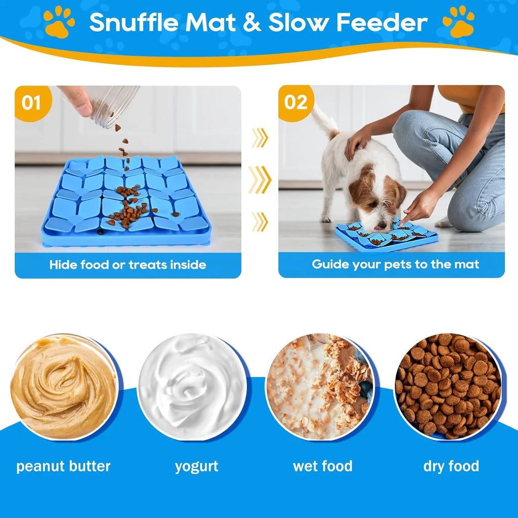 Purple Silicone Snuffle Mat for Dogs I7587