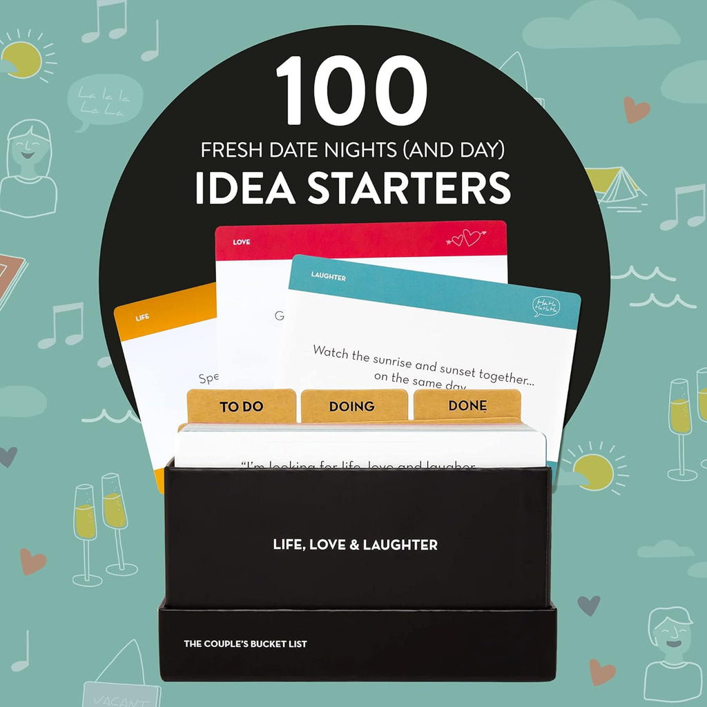 100 Date Night Idea Cards for Couples R625