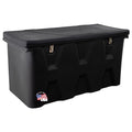 Large Poly Cargo Carrier Utility Storage Bin Box, 23x51x26 Inches, Black W16547