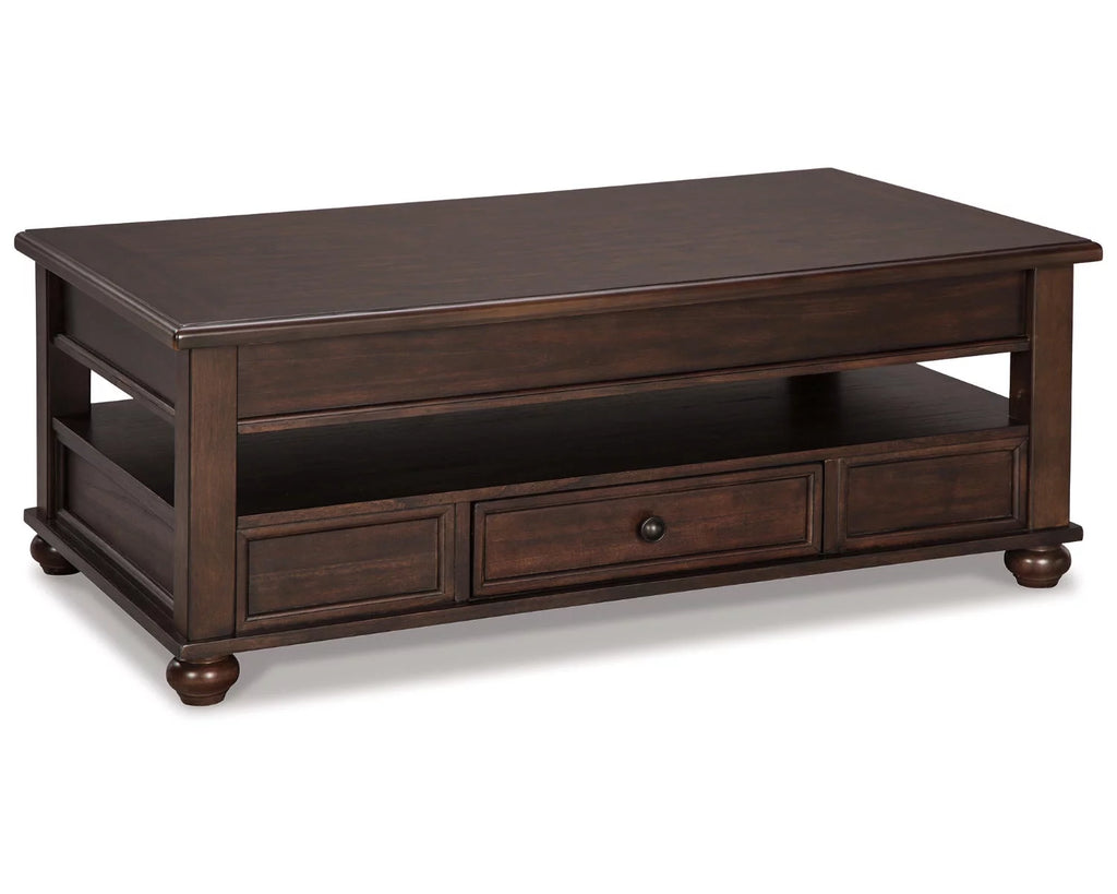 Dark Brown Coffee Table with Lift Top R323