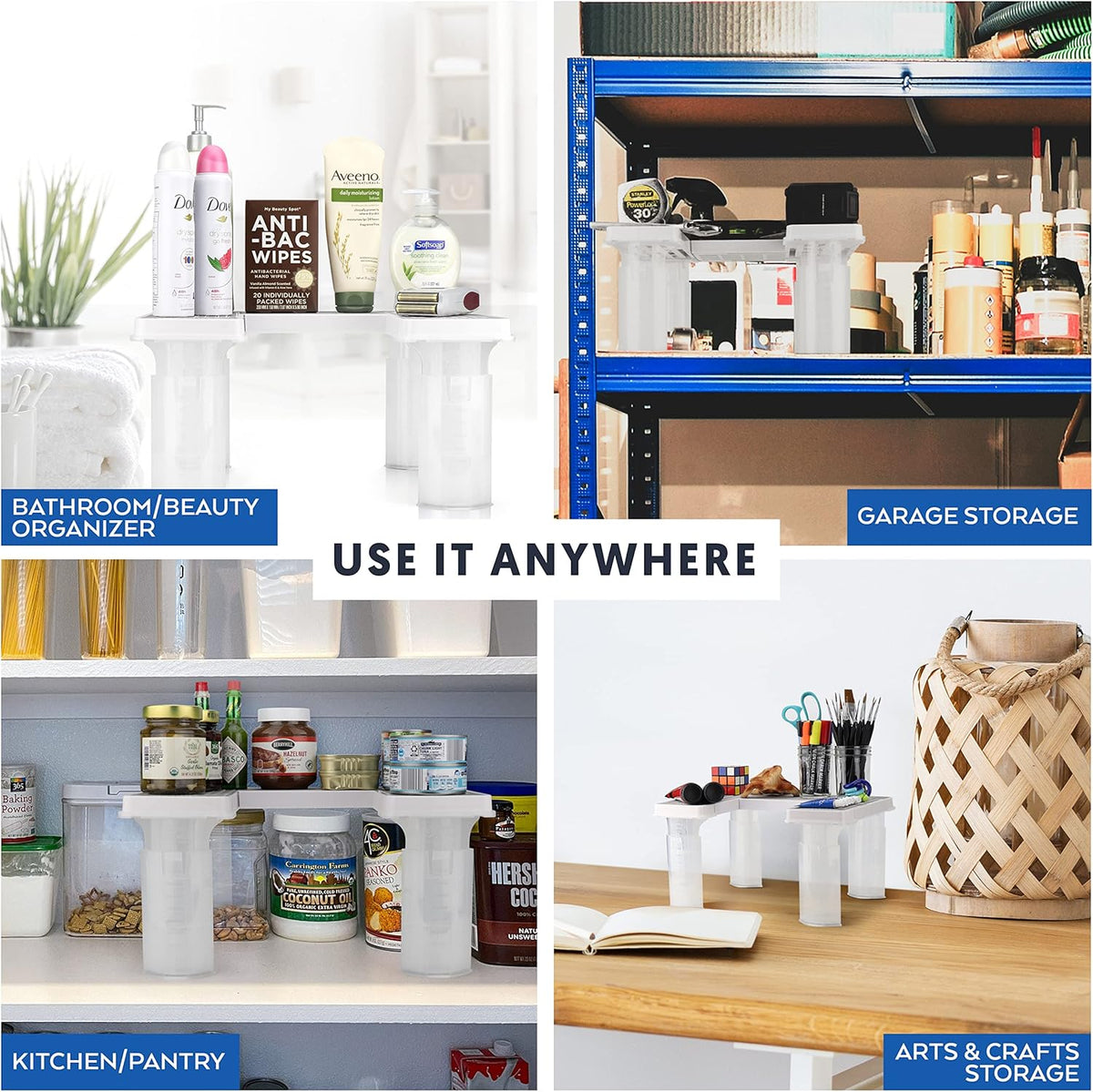 Adjustable Pantry Spice Rack & Can Storage Organizer W141770