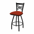 Swivel Counter Stool with Pewter Finish U3022