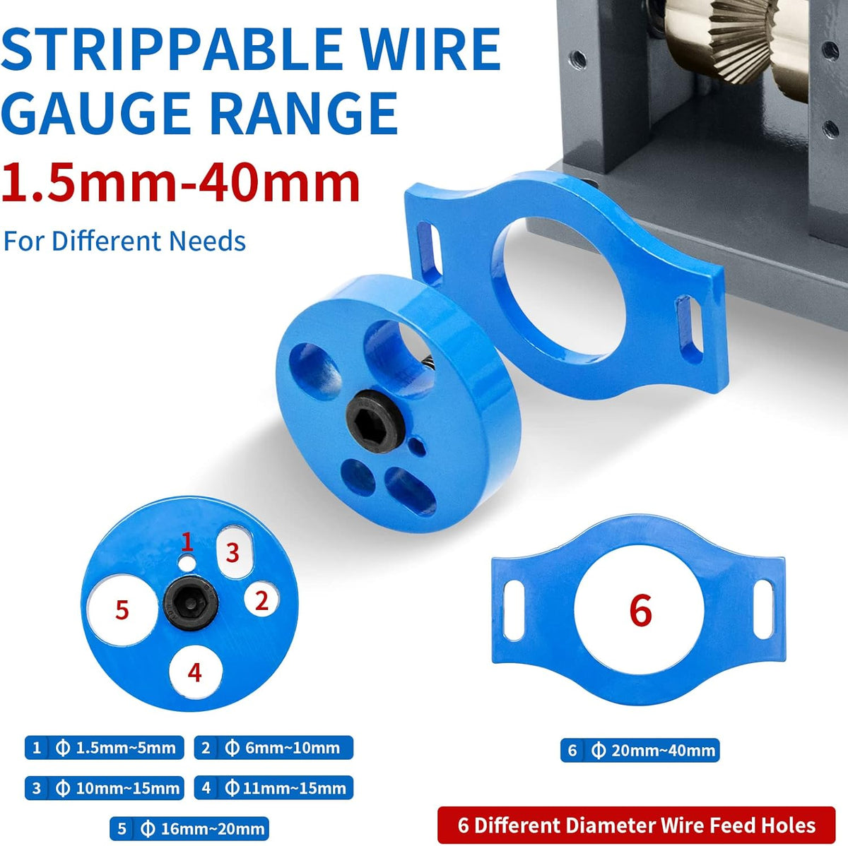 Manual Wire Stripping Machine with Hand Crank E719