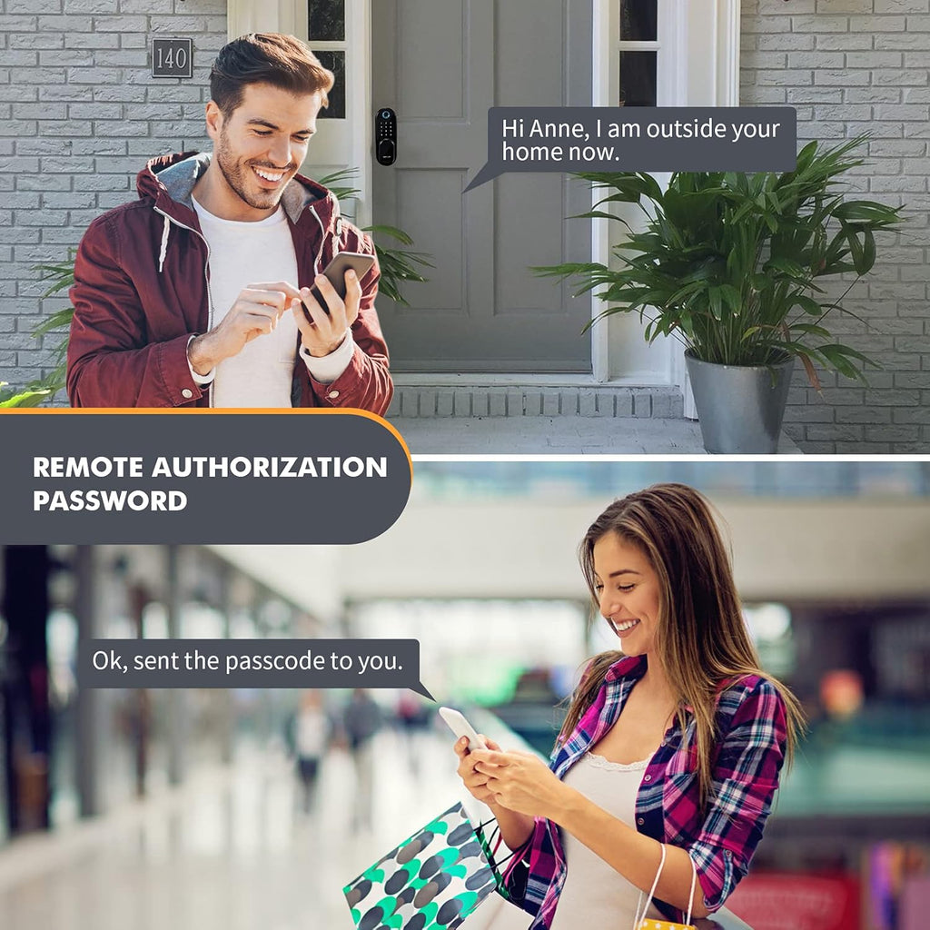 Electronic Door Lock with Touchscreen Keypad X1581