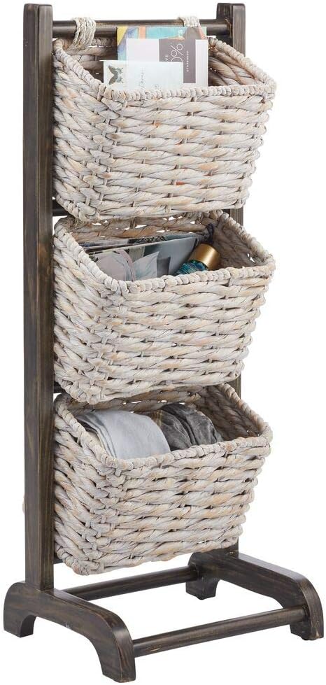 3 Tier Standing Storage Basket Stand F90912