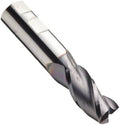 5/16 Diam 3 Flute Solid Carbide Corner Radius End Mill TiAlN X965