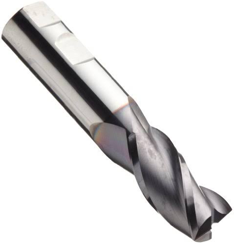 5/16 Diam 3 Flute Solid Carbide Corner Radius End Mill TiAlN X965