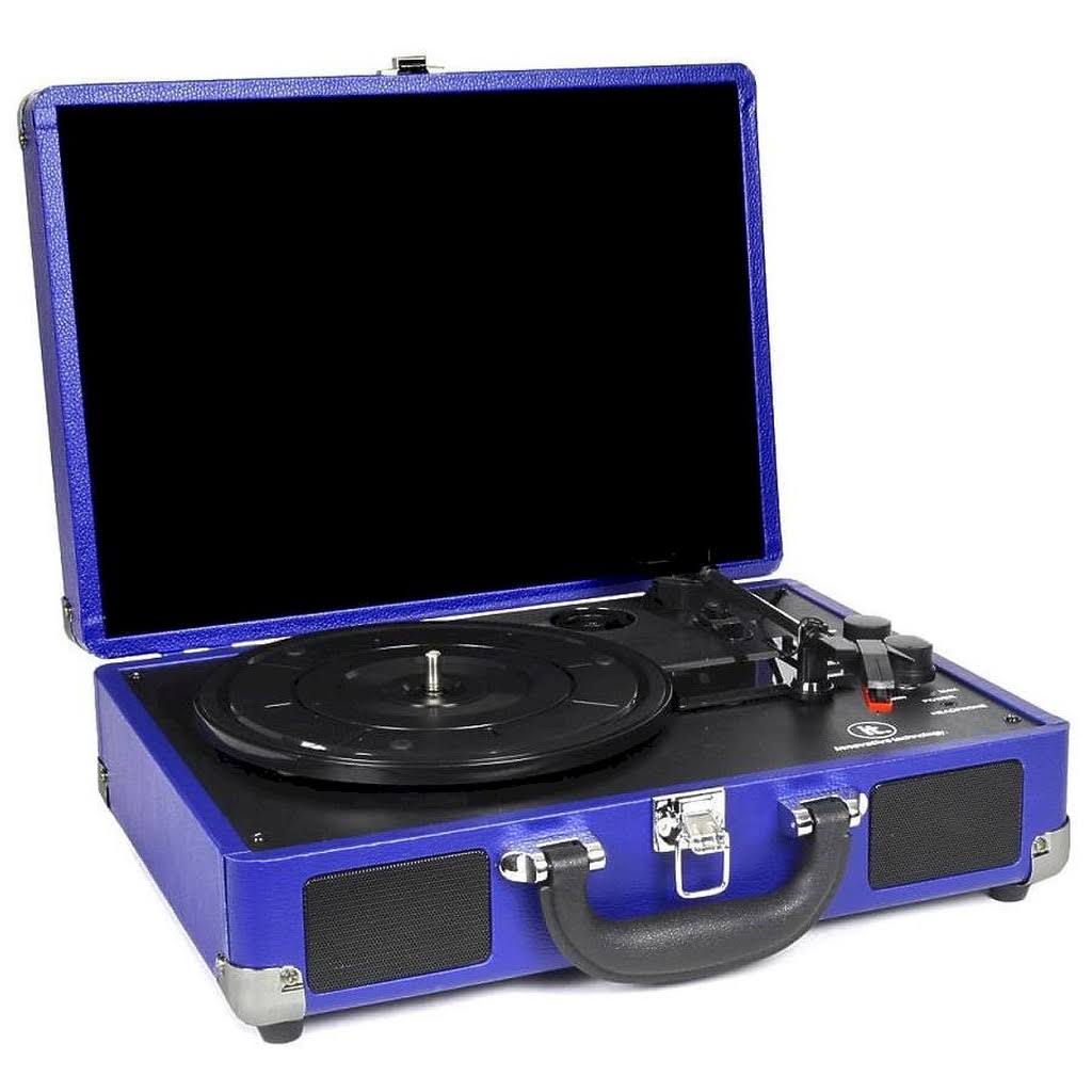 Bluetooth Suitcase 3-Speed Turntable K4404