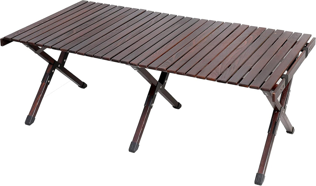 Wood Portable Foldable Picnic Table with Carry Bag W75587