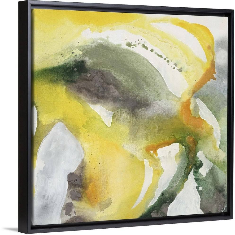 Black Float Frame Canvas Art 24 x 24 U667