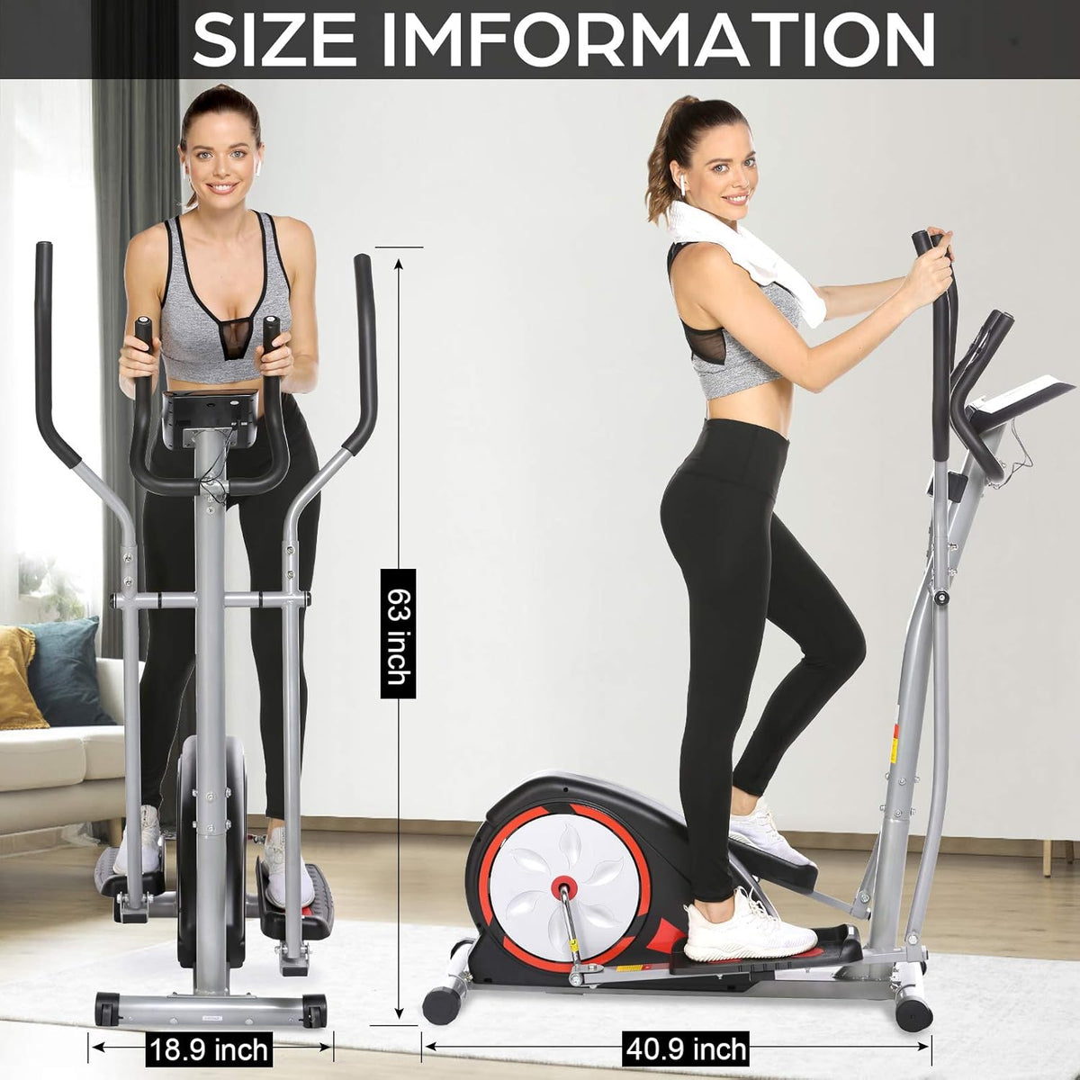Elliptical Machine with LCD Monitor I5653