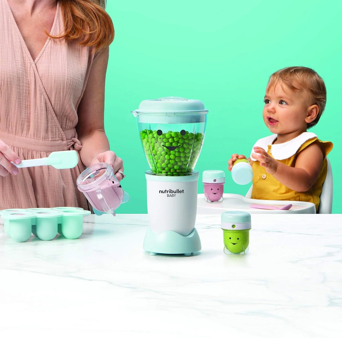 White 32-Oz Baby Food-Making System D17217