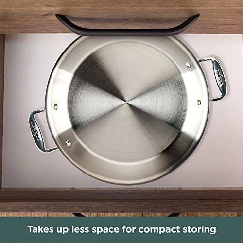 5-Ply Brushed Stainless Steel Universal Pan 4.5 Quart Cookware R580374