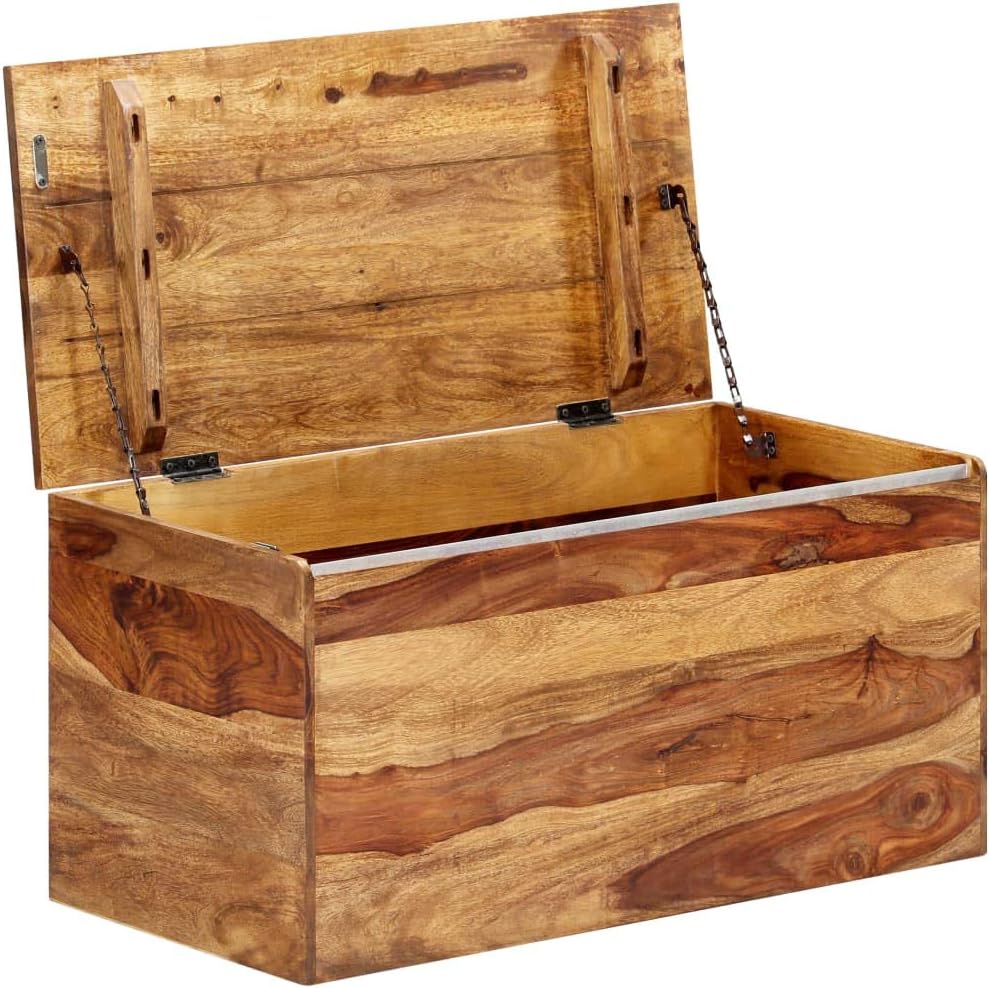 Solid Sheesham Wood Storage Chest O7180