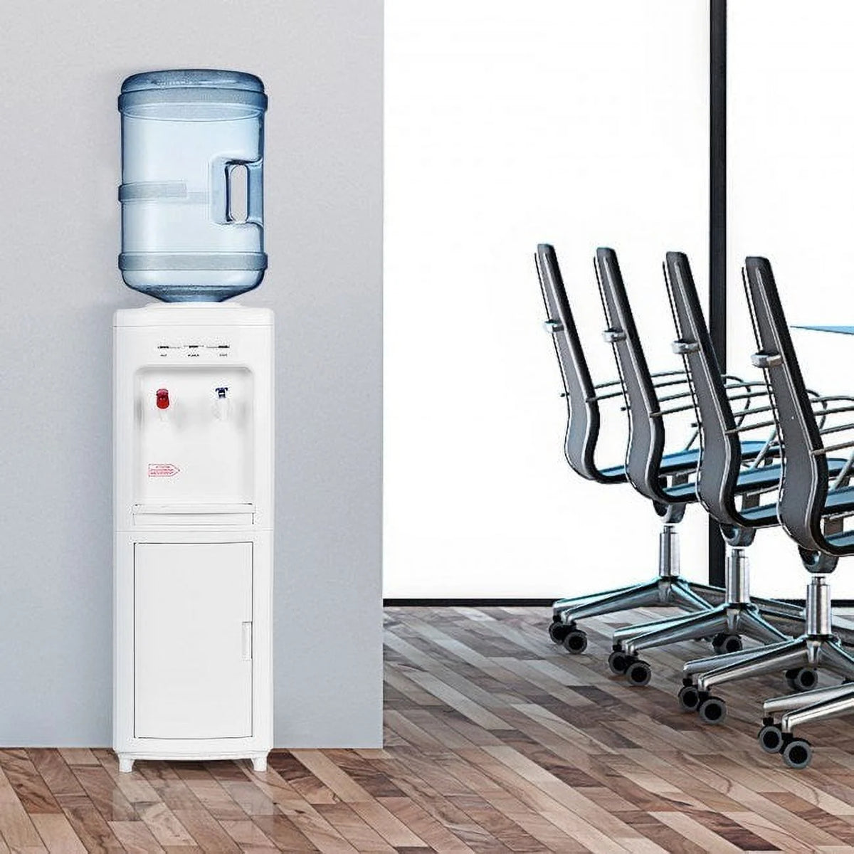 5 Gallons Hot and Cold Water Cooler Dispenser with Child Safety Lock U441