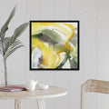 Black Float Frame Canvas Art 24 x 24 U667