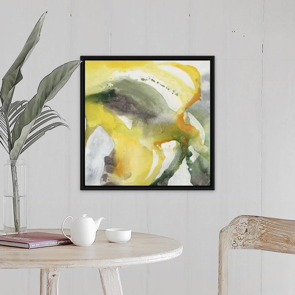 Black Float Frame Canvas Art 24 x 24 U667