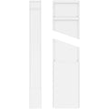 Smooth PVC Pilaster with Decorative Capital & Base (Pair) S678