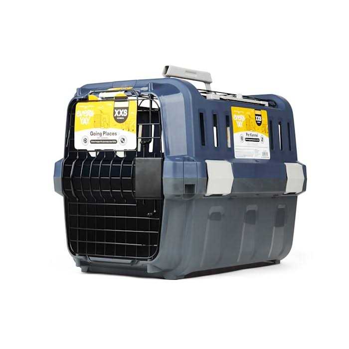 Grey 2-Door Pet Kennel S168430