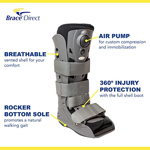 Tall Air CAM Walker Boot - Orthopedic Full Shell Air Cast Walking Boot R178