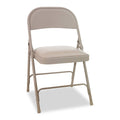Tan Padded Steel Folding Chair V60256