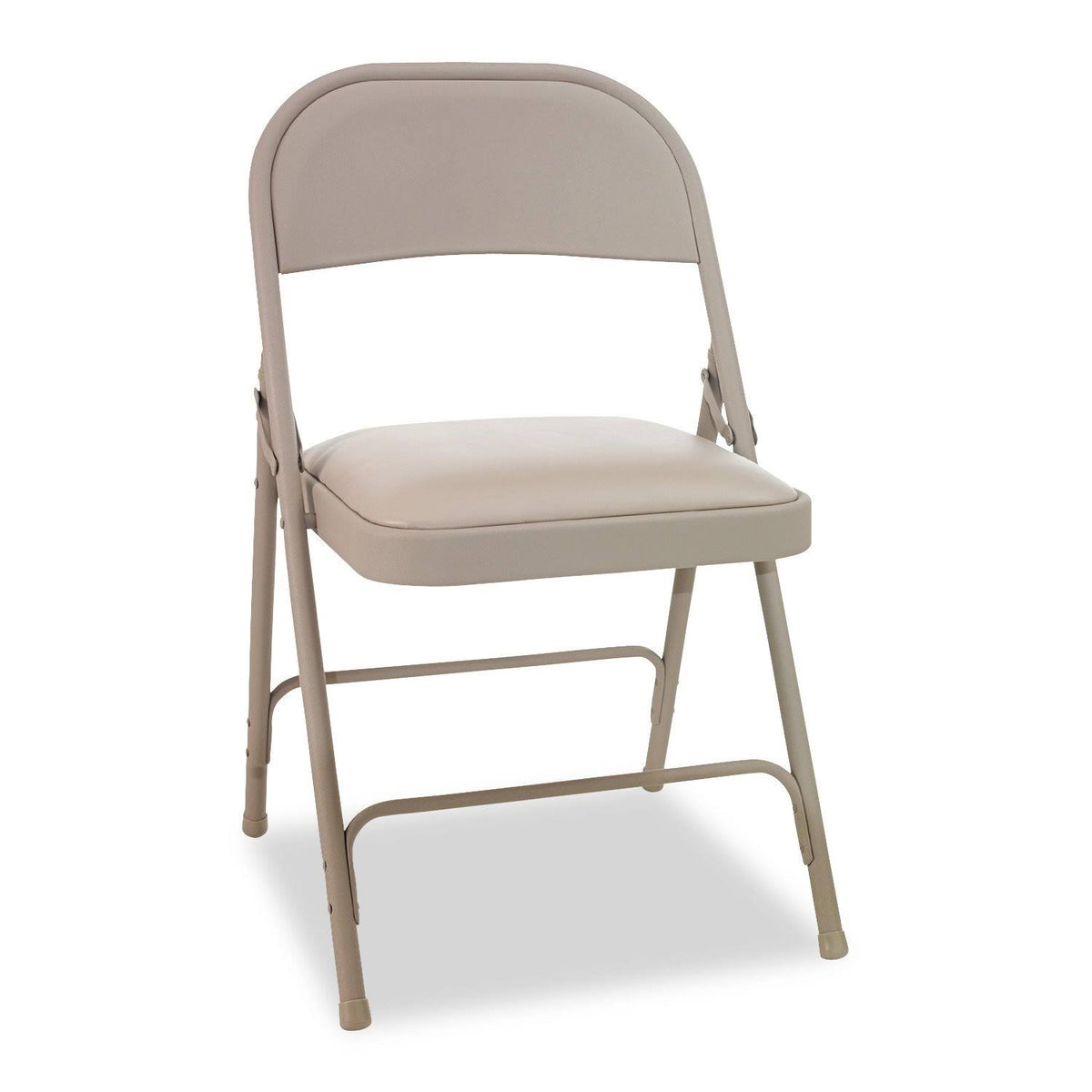 Tan Padded Steel Folding Chair V60256
