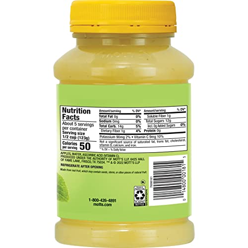 46 Oz Jar (Pack Of 8) No Sugar Added Applesauce K84695