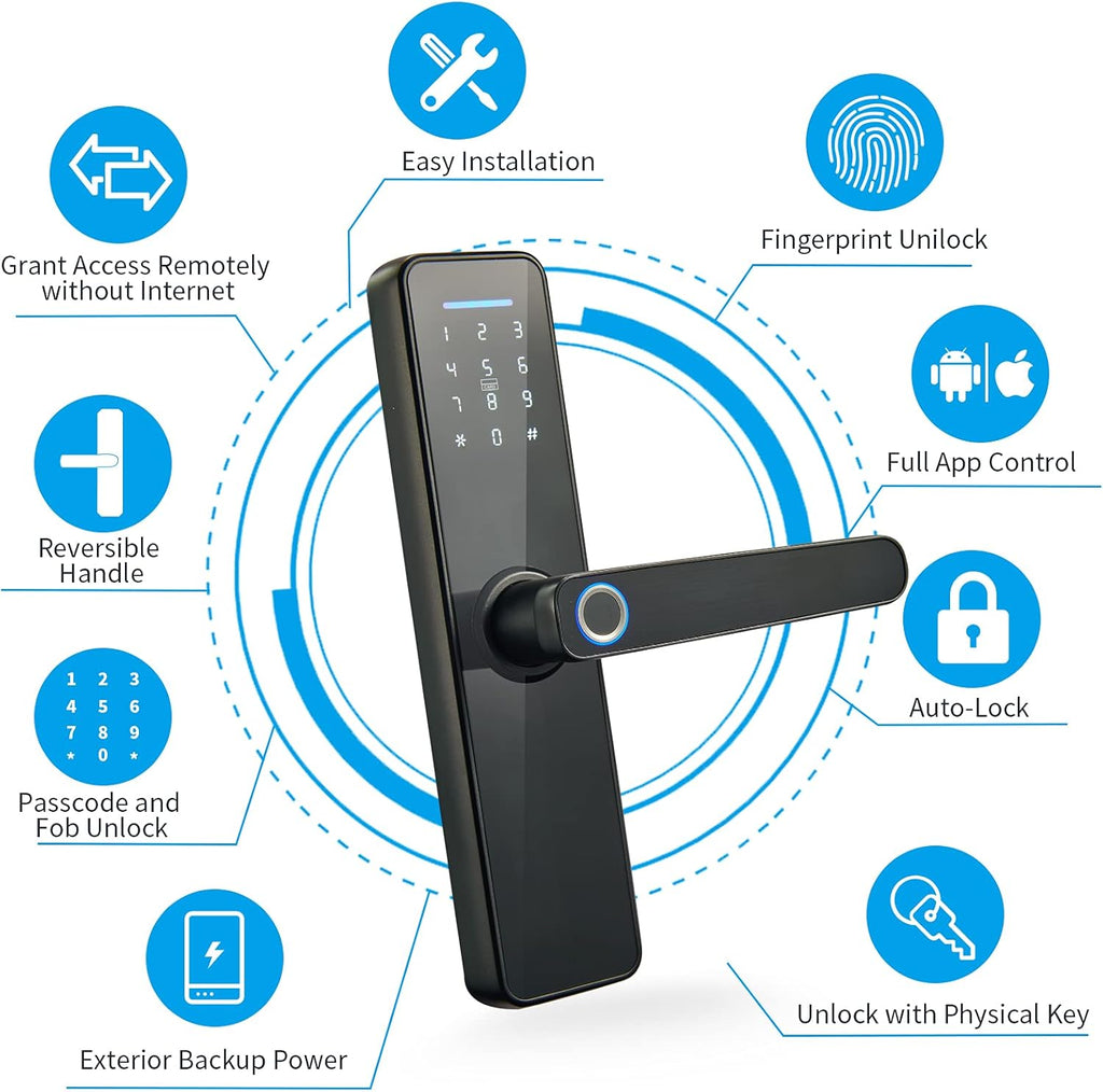 Electronic Door Lock with Touchscreen Keypad X1581