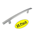 Polished Chrome Cabinet Hardware Handle Pull 5 inch Hole Centers 25 Pack J28941