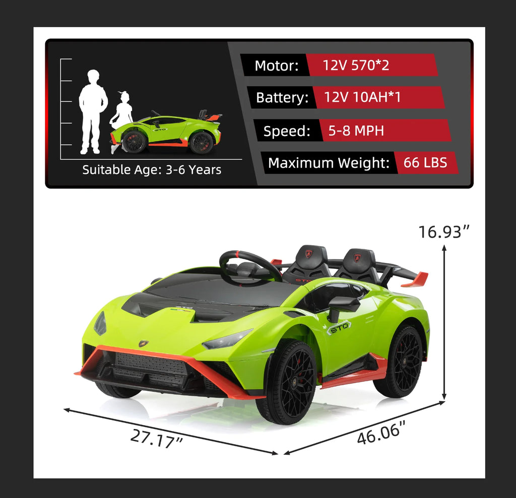 Gray 24V Kids Ride on Electric Car with Remote Control B704602