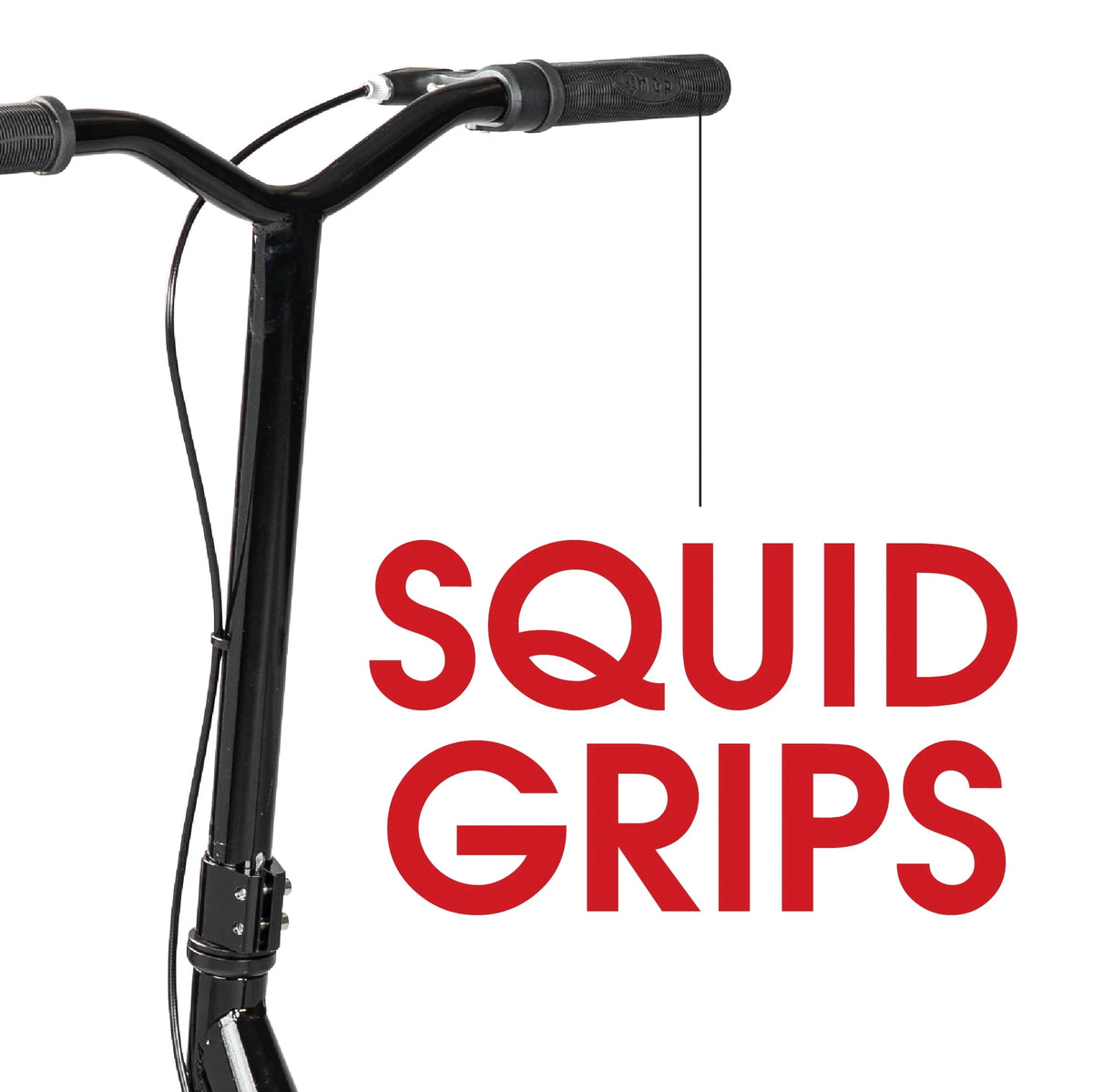 Kick Scooter with Rubber Tires A386990