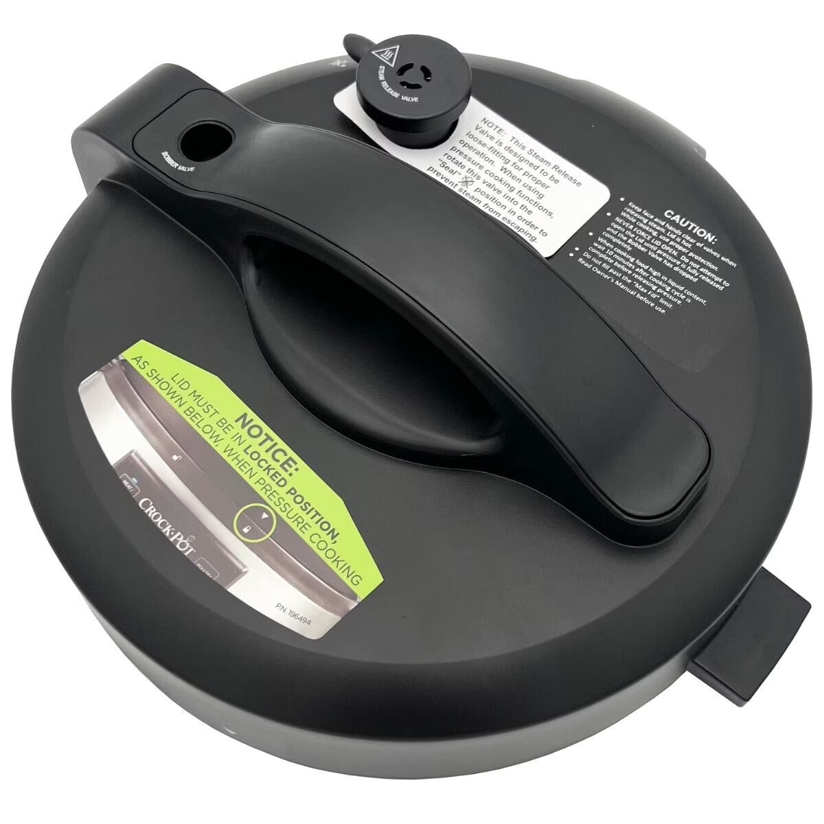 Steam Release Assembly Lid L2656