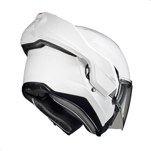 Solid Modular Motorcycle Helmet with Pinlock Shield, DOT Approved, Large Q5312