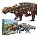 100-Piece Double Sided Glow-in-The-Dark Dinosaur Jigsaw Puzzle P643