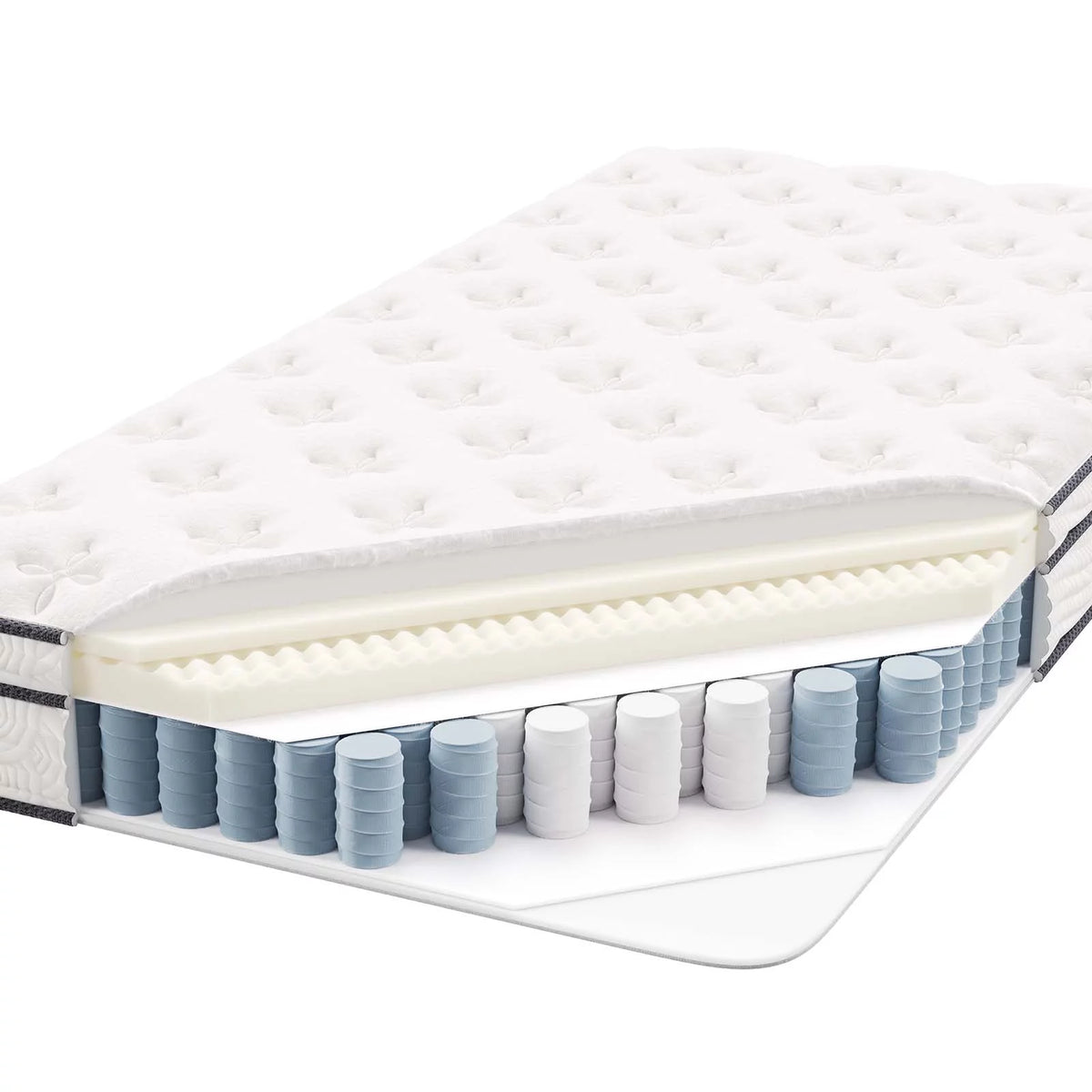 White 8 Innerspring Foam Twin Mattress T7737