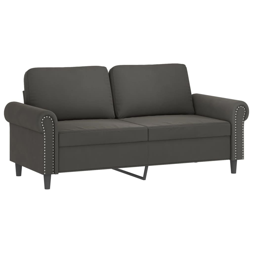 2-Seater Sofa Dark Gray 55.1" N2730